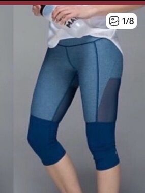 Lulu lemon Women's Blue Athletic  Leggings